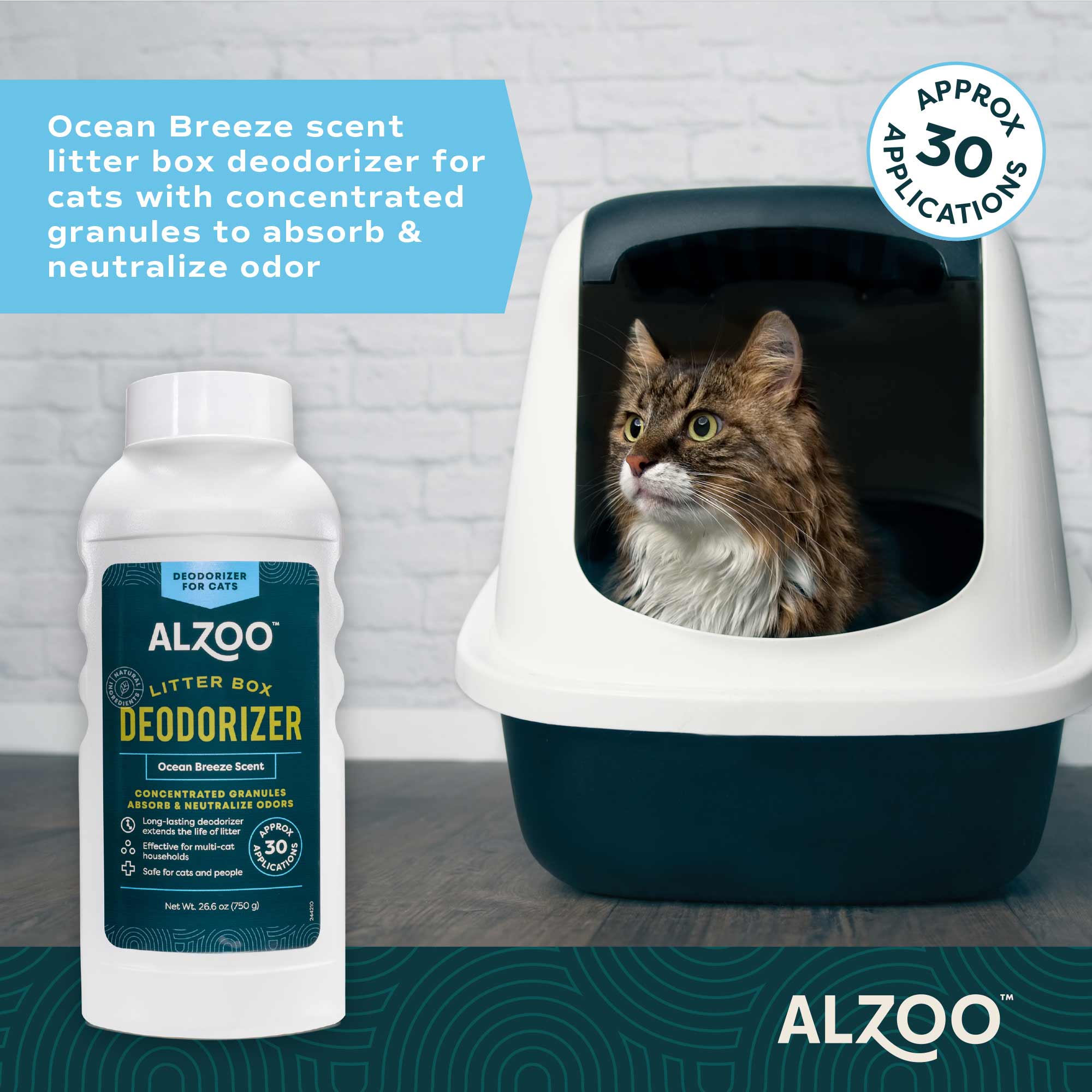Natural Mineral-Based Concentrated Cat Litter Scented Deodorizer for Odor Control, 26.6 oz - Image 15