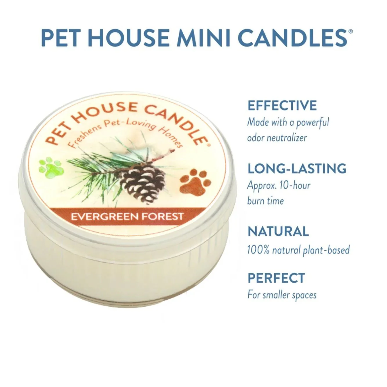 Pet House Mini Candle 1.5 oz – Pet-Friendly Odor Eliminating Candle - Image 2