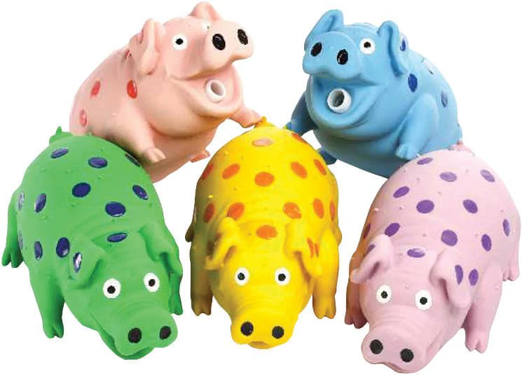 Globlets Stuffed Latex Pig Dog Toy - Image 2