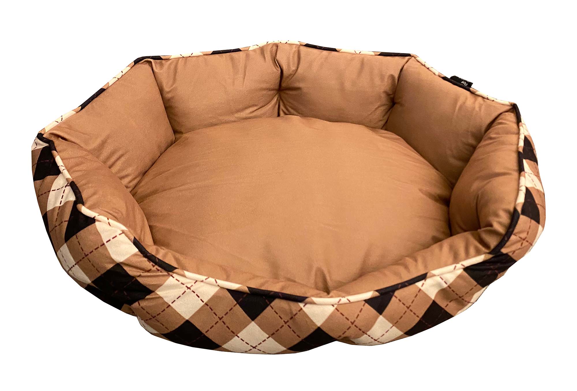 Mink Tufted Euro Cuddler Bed For Dogs & Cats - Image 5