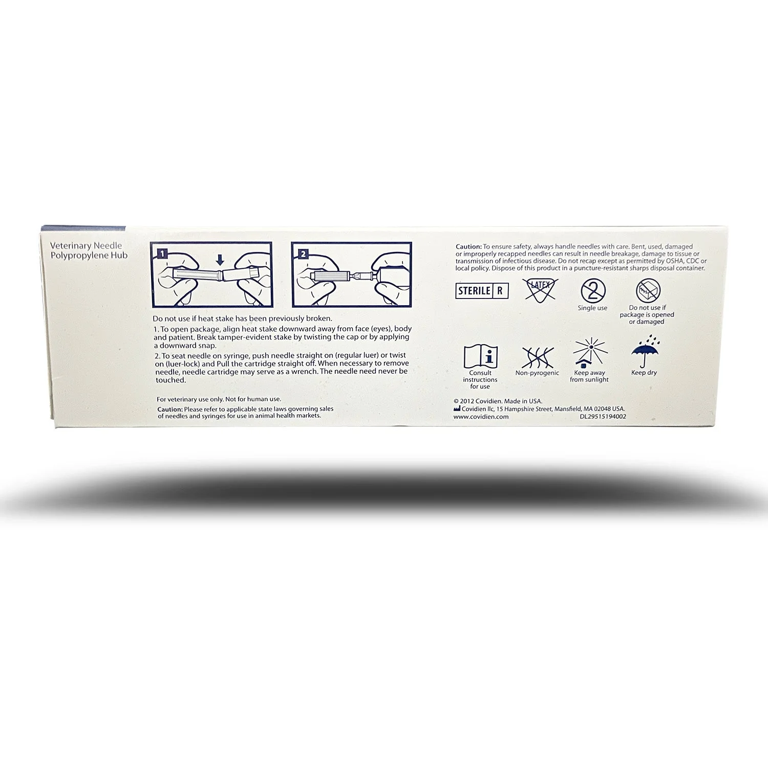 Monoject Needle, Polypropylene Hub, 100 Count - Image 14