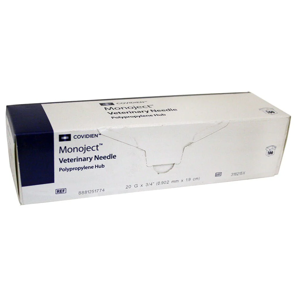 Monoject Needle, Polypropylene Hub, 100 Count - Image 4