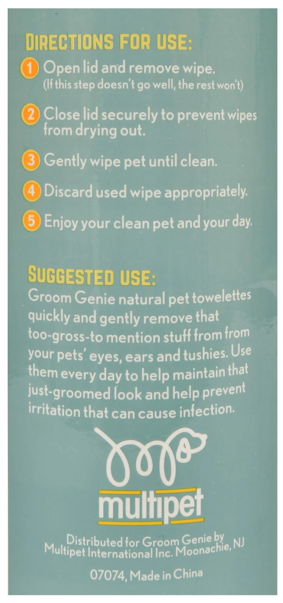 Groom Genie Sensitive Clean Pet Wipes - Image 5