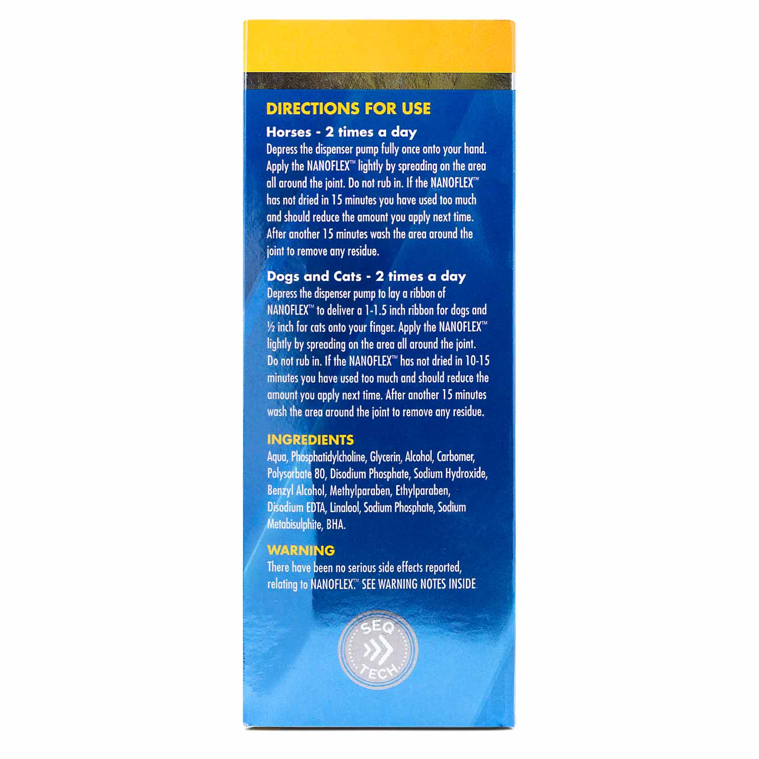 Nanoflex Advanced Topical Joint Support for Horses, Dogs & Cats - Image 10