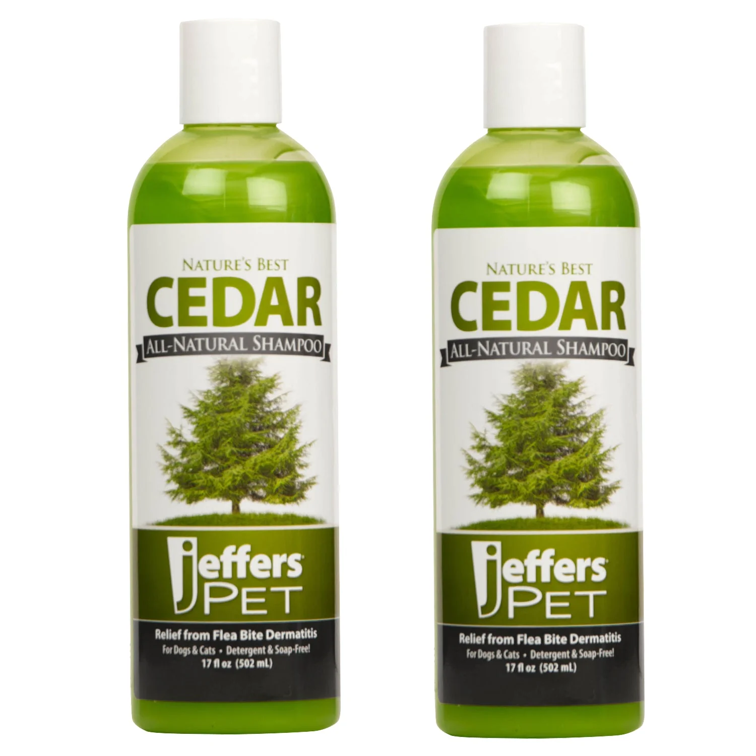 Jeffers Pet Nature's Best Cedar All-Natural Flea Bite Relief Shampoo for Dogs and Cats - Image 6