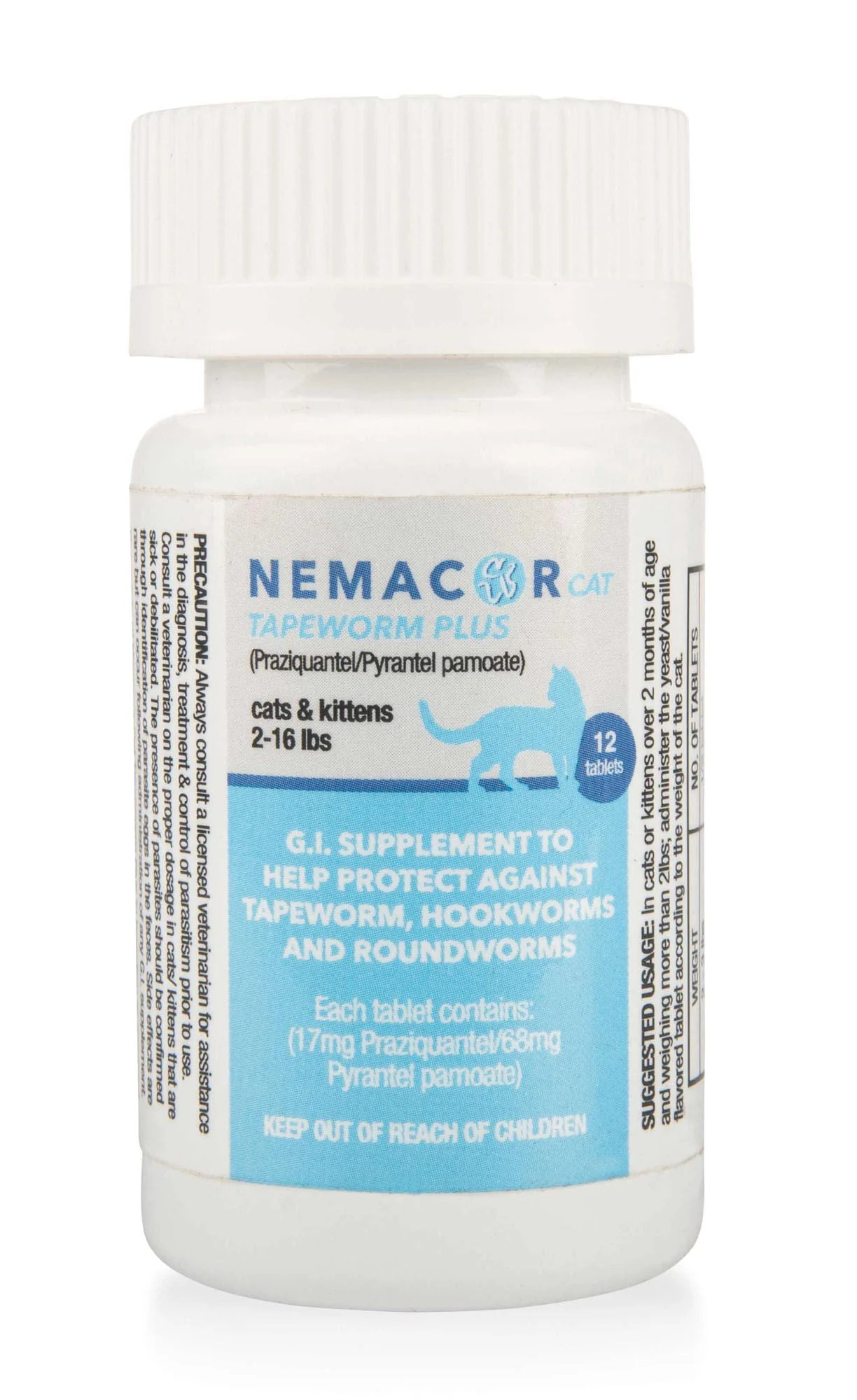Nemacor Cat & Kitten Tapeworm Plus Dewormer – Broad-Spectrum G.I. Support - Image 4