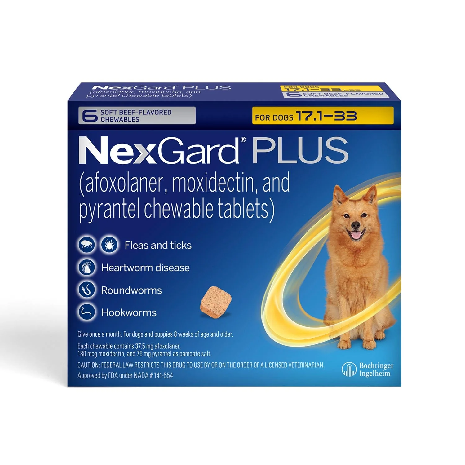 Rx NexGard Plus Chewable Flea & Tick Tablets for Dogs - Image 15