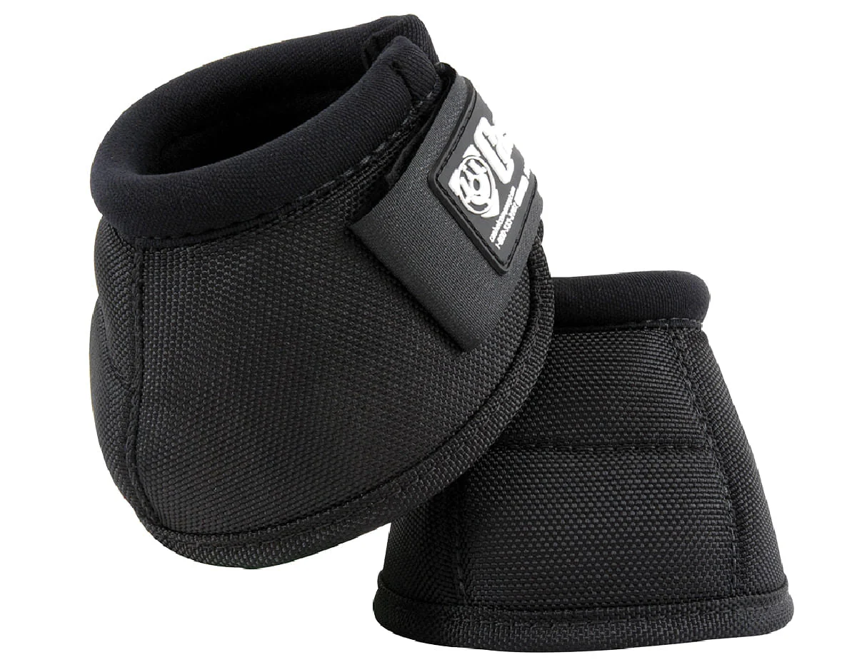 Cashel No-Turn Bell Boots, Black, Pair - Image 5