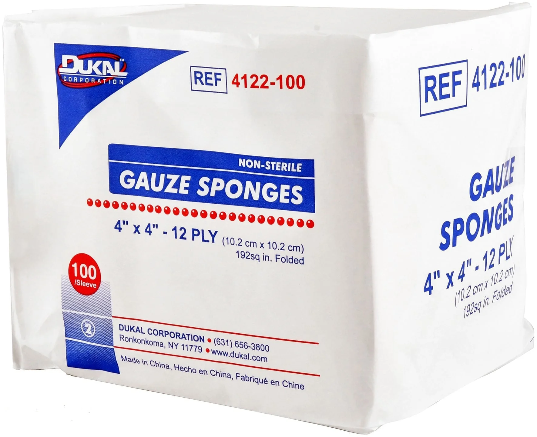 Non-Sterile Gauze Sponges, 4" x 4" - Image 2
