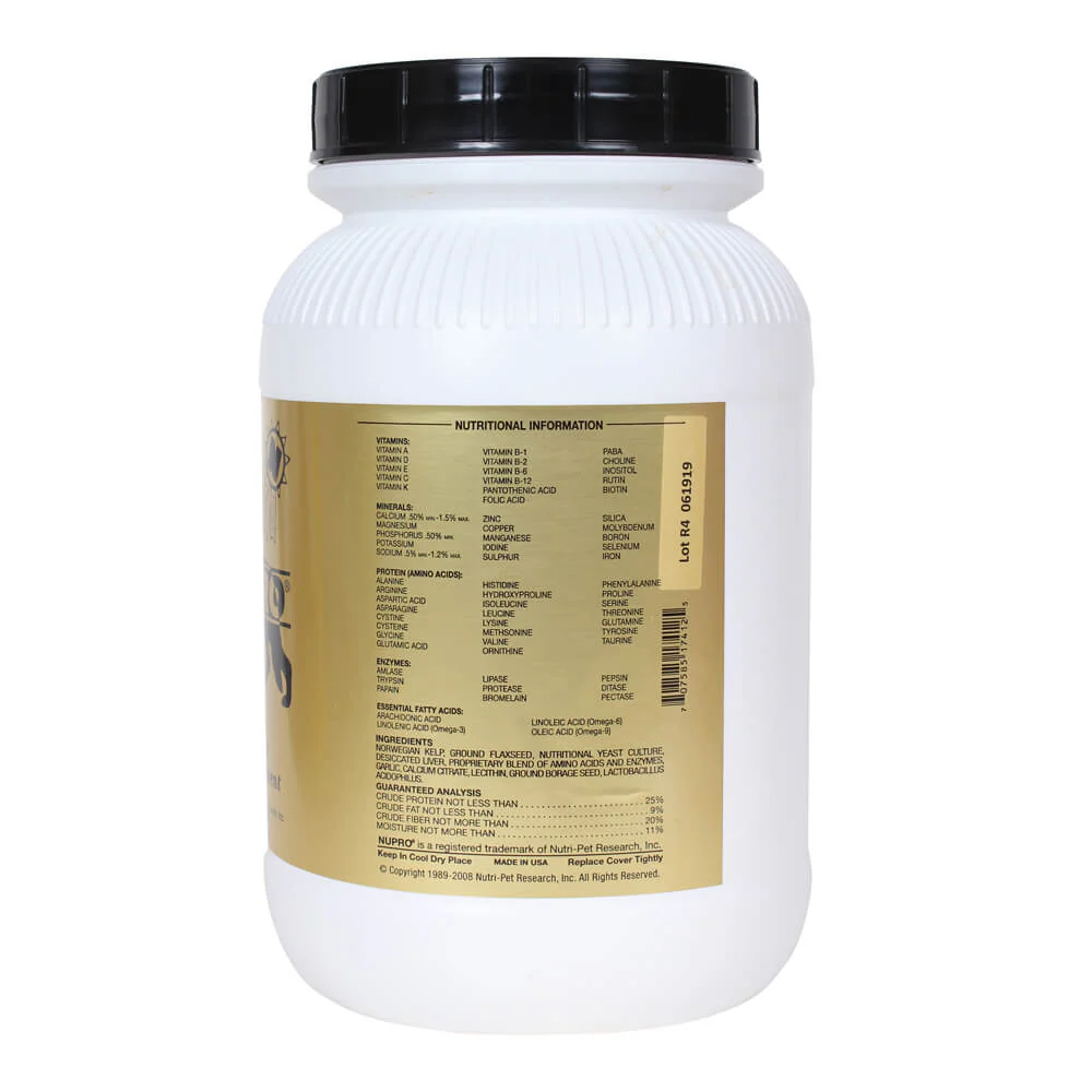 Nupro All Natural Dog Supplement - Gold, 5 lbs - Image 2