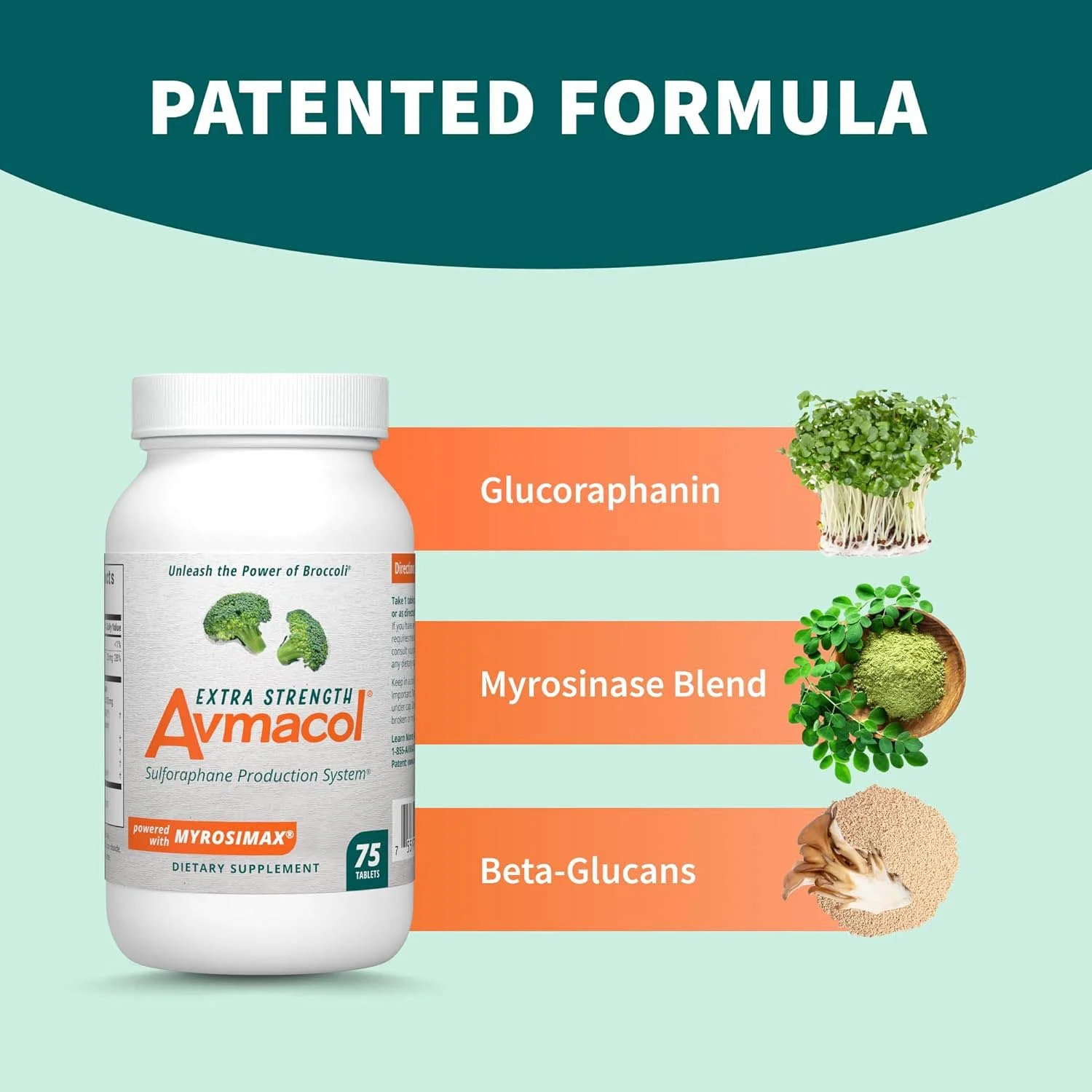Avmacol Extra Strength for Adults and Children, Moringa, Tablets - Image 3