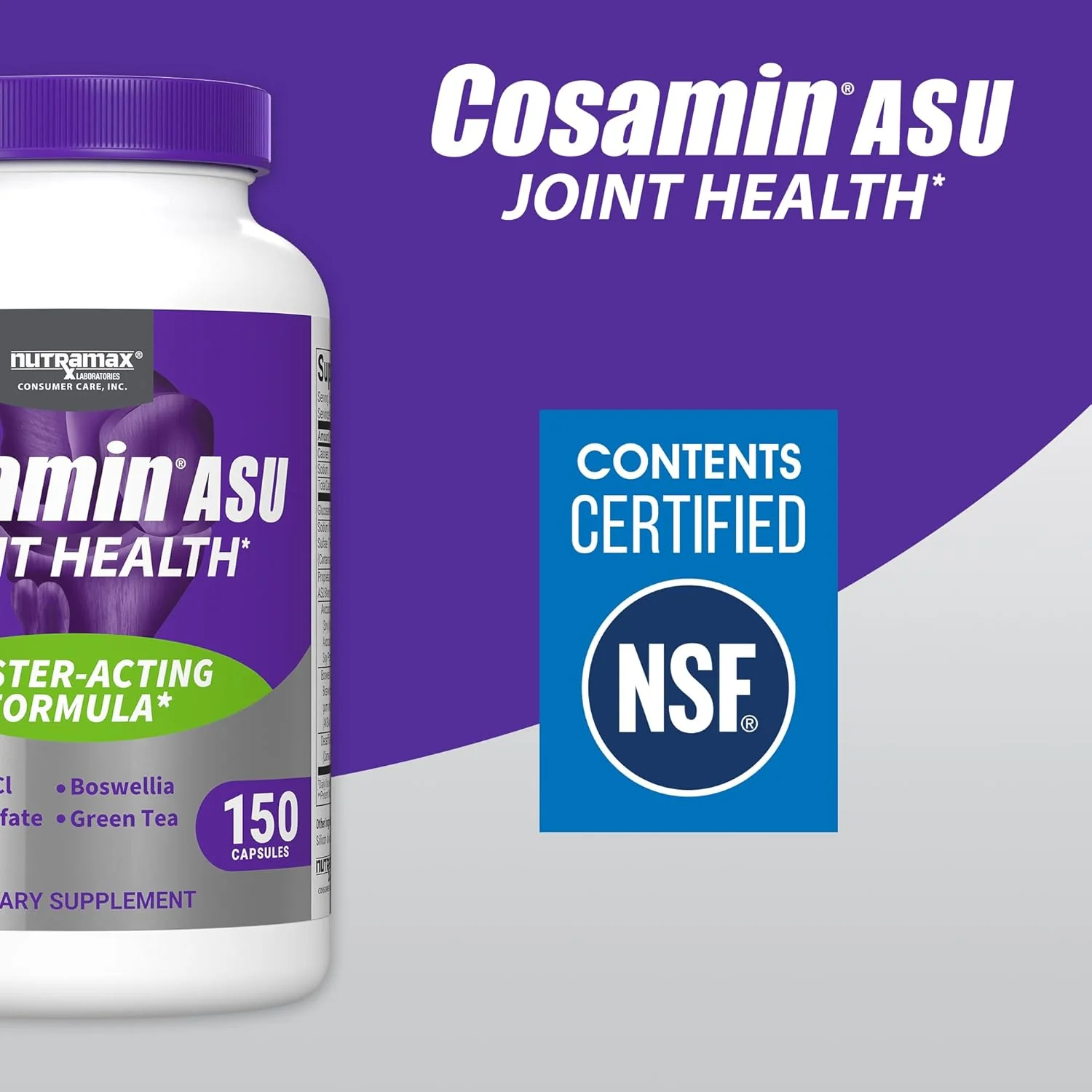 Nutramax Cosamin ASU Joint Health Supplement with Glucosamine, Chondroitin & ASU for Men’s & Women's Joint Health - Image 15