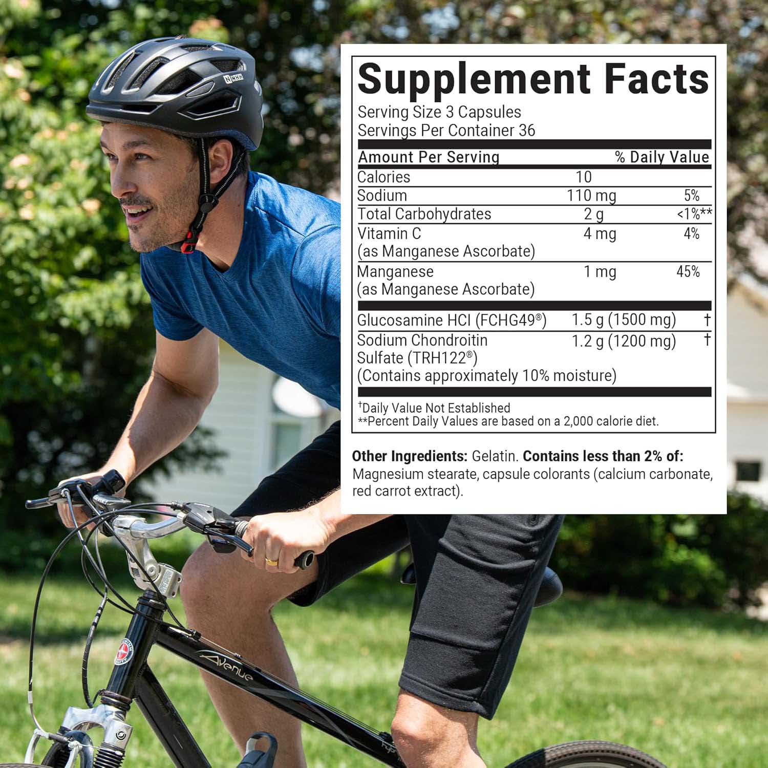 Nutramax Cosamin DS Joint Health Supplement with Glucosamine & Chondroitin for Men’s & Women's Joint Health, 108 Capsules - Image 2