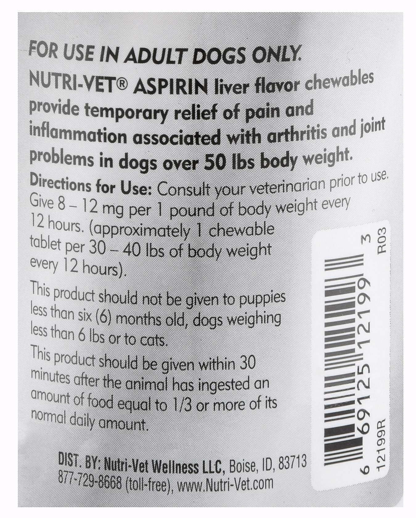 Nutri-Vet Aspirin for Dogs - Image 6