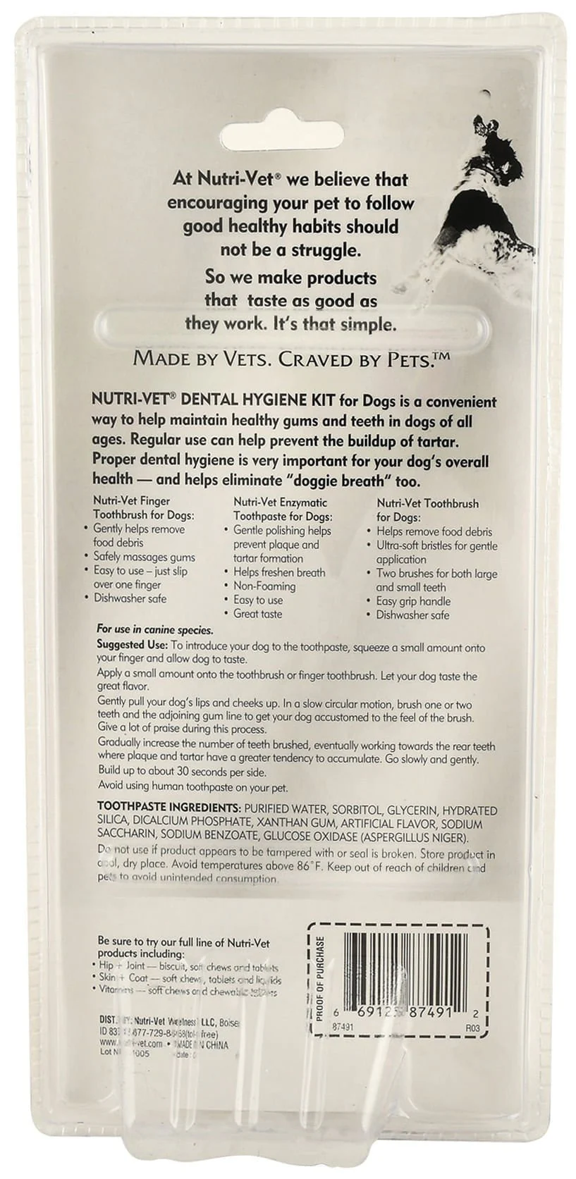 Nutri-Vet Dental Hygiene Kit for Dogs - Image 2