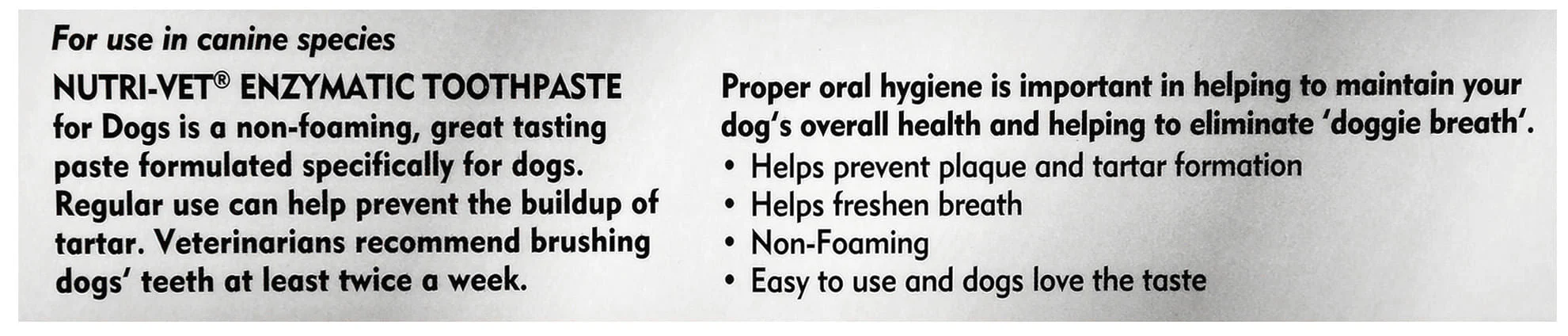 Nutri-Vet Enzymatic Canine Toothpaste - Image 4