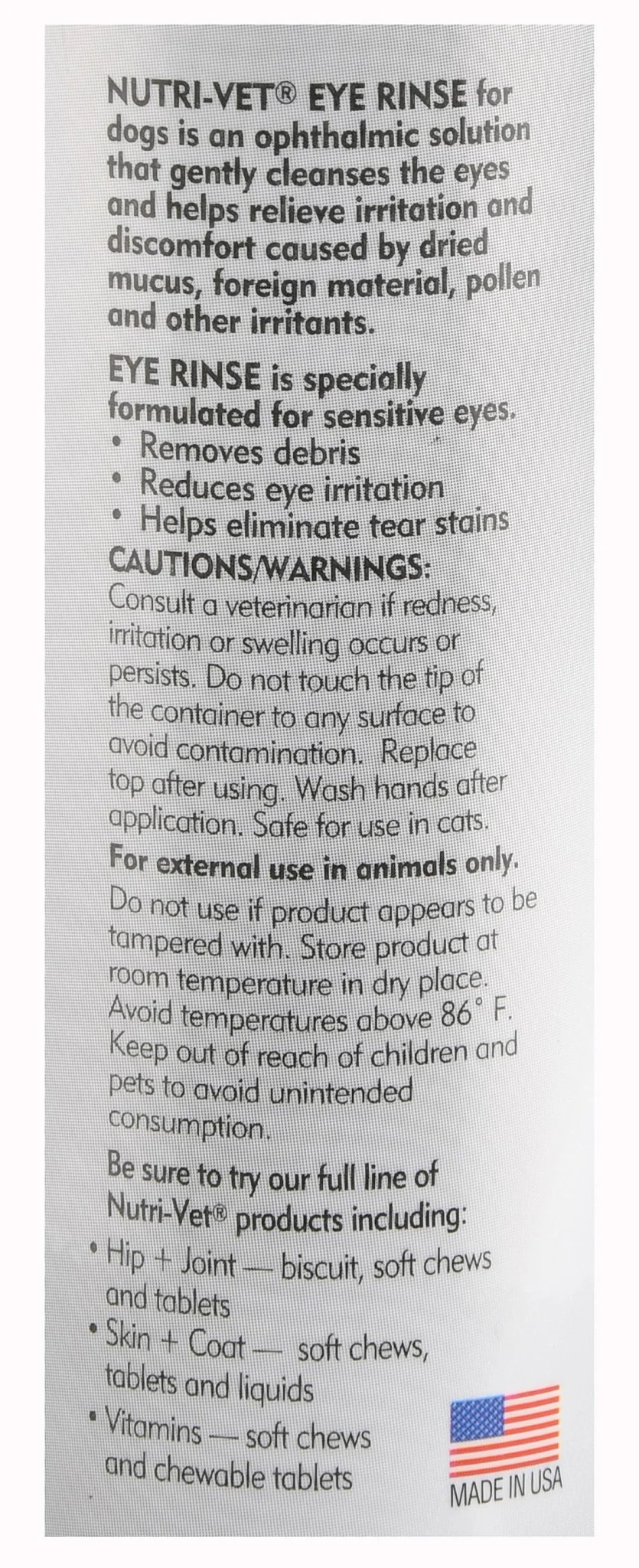 Nutri-Vet Eye Rinse Liquid for Dogs, 4 oz - Image 3