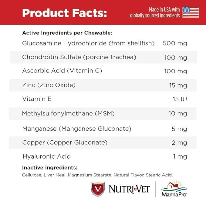 Nutri-Vet Hip & Joint Regular Strength Chewables for Dogs - Image 19