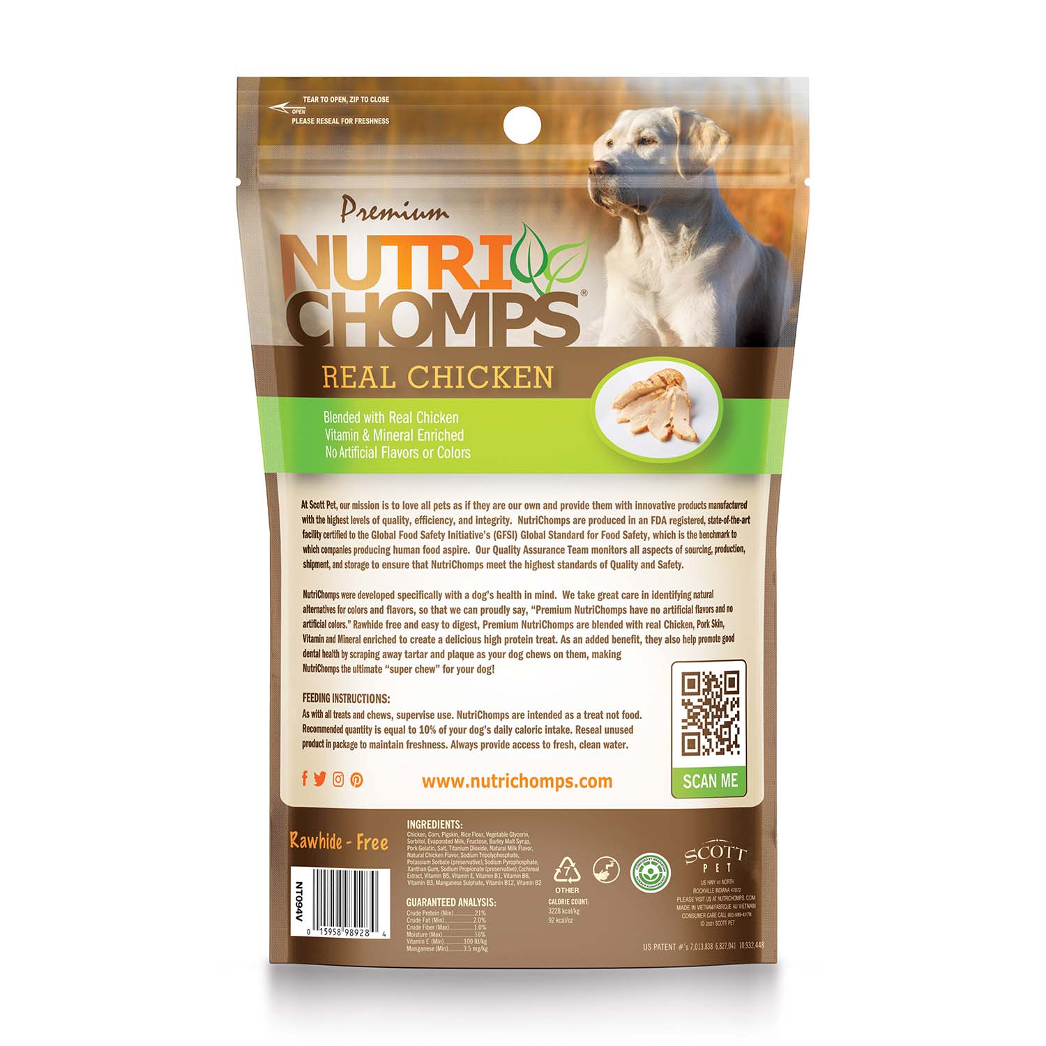 NutriChomps Chicken & Duck Kabob, 6 ct - Image 2