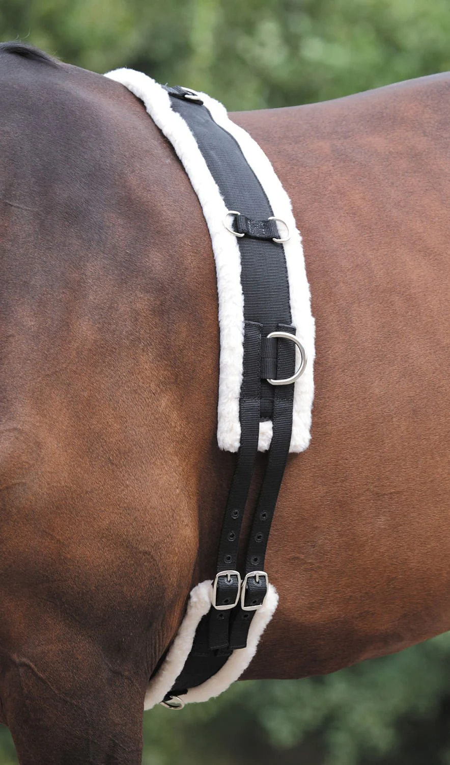 Nylon Lunging Surcingle W/ Fleece Padding - Image 2