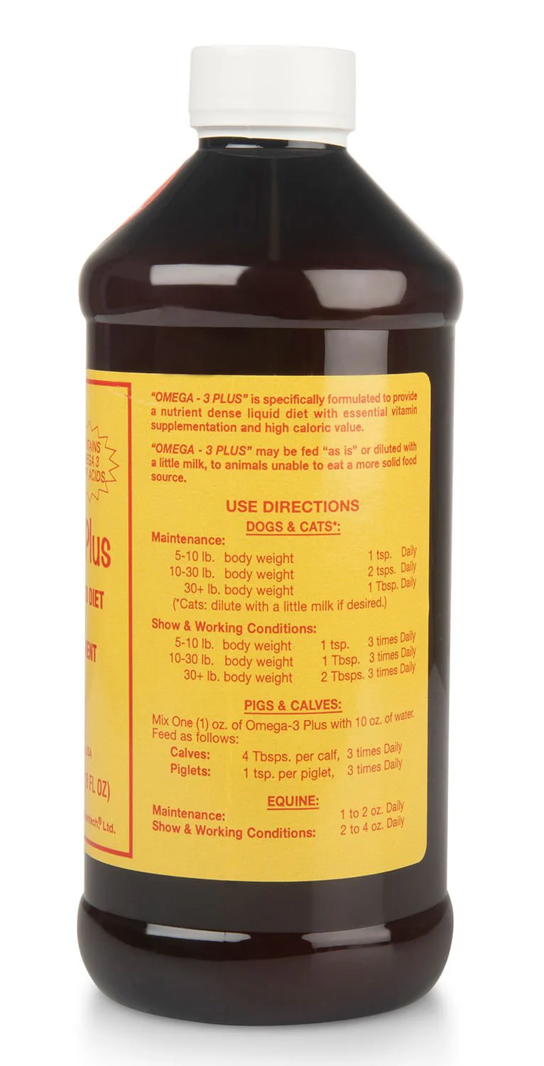 Omega-3 Plus High Calorie Liquid, 16 oz - Image 3