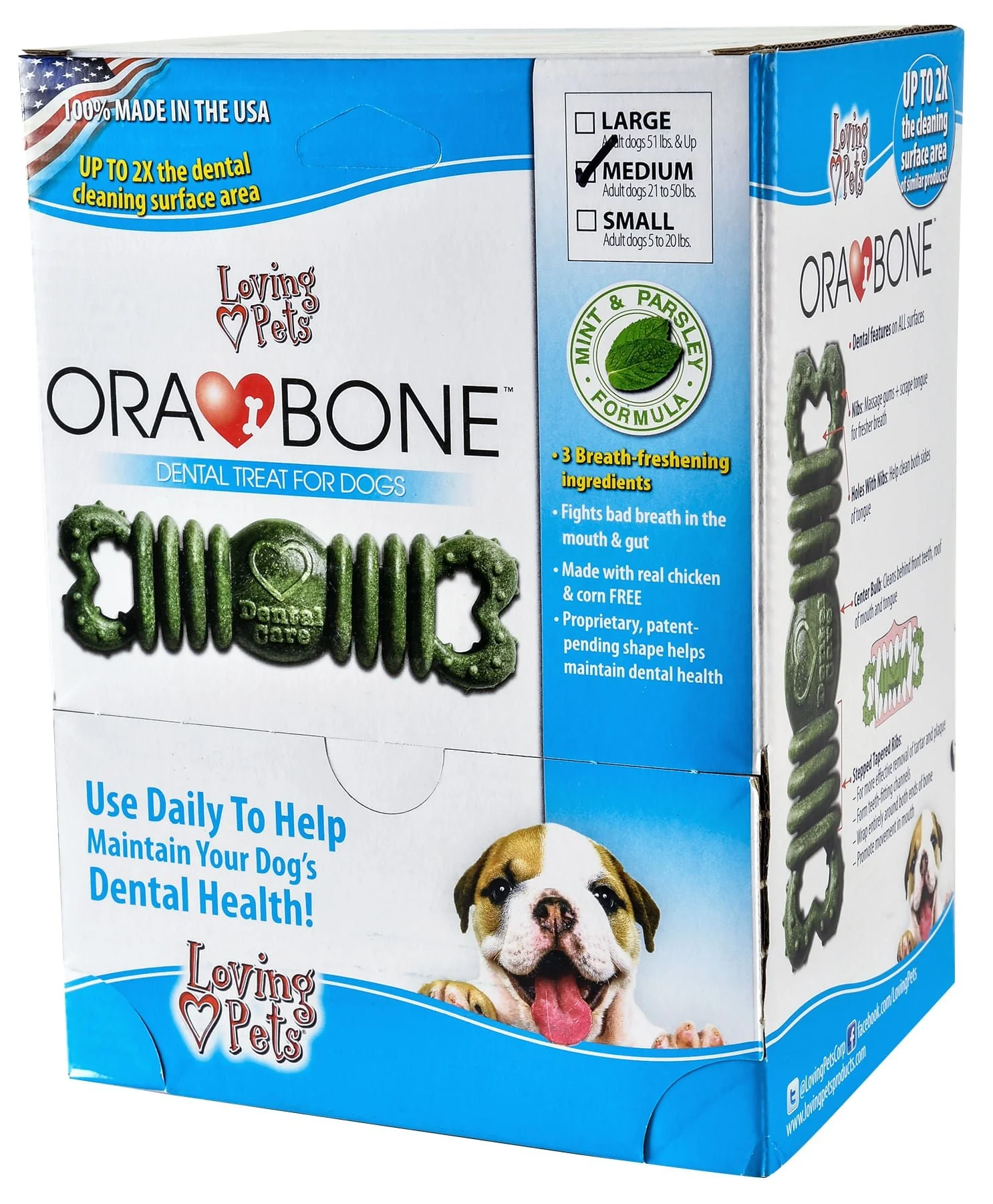 Ora-Bone Dental Treats for Dogs – Fresh Breath, Plaque & Tartar Control, USA Made - Image 10