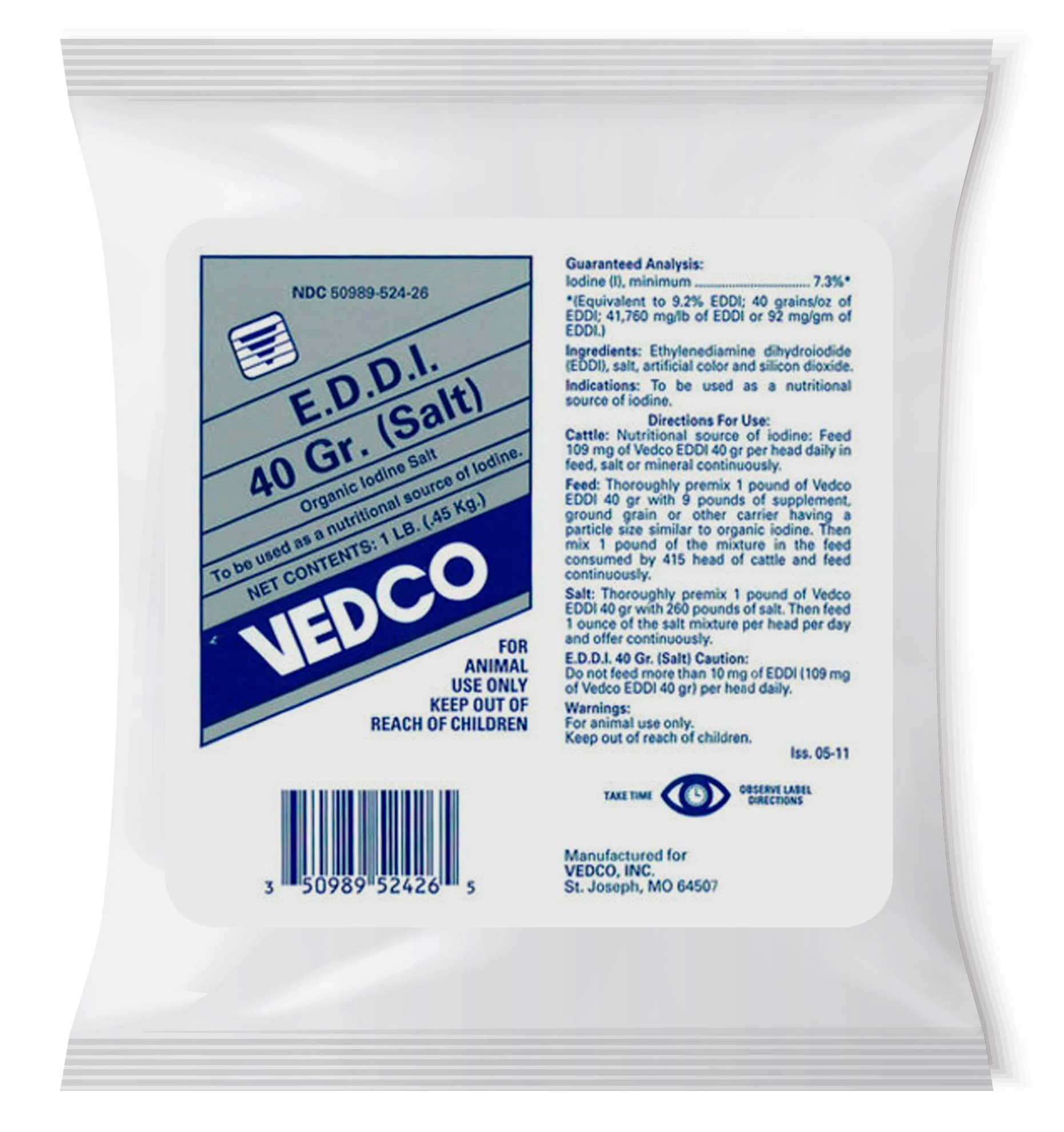 Organic Iodine Salt Nutritional Source of Iodine for Animals - Image 2
