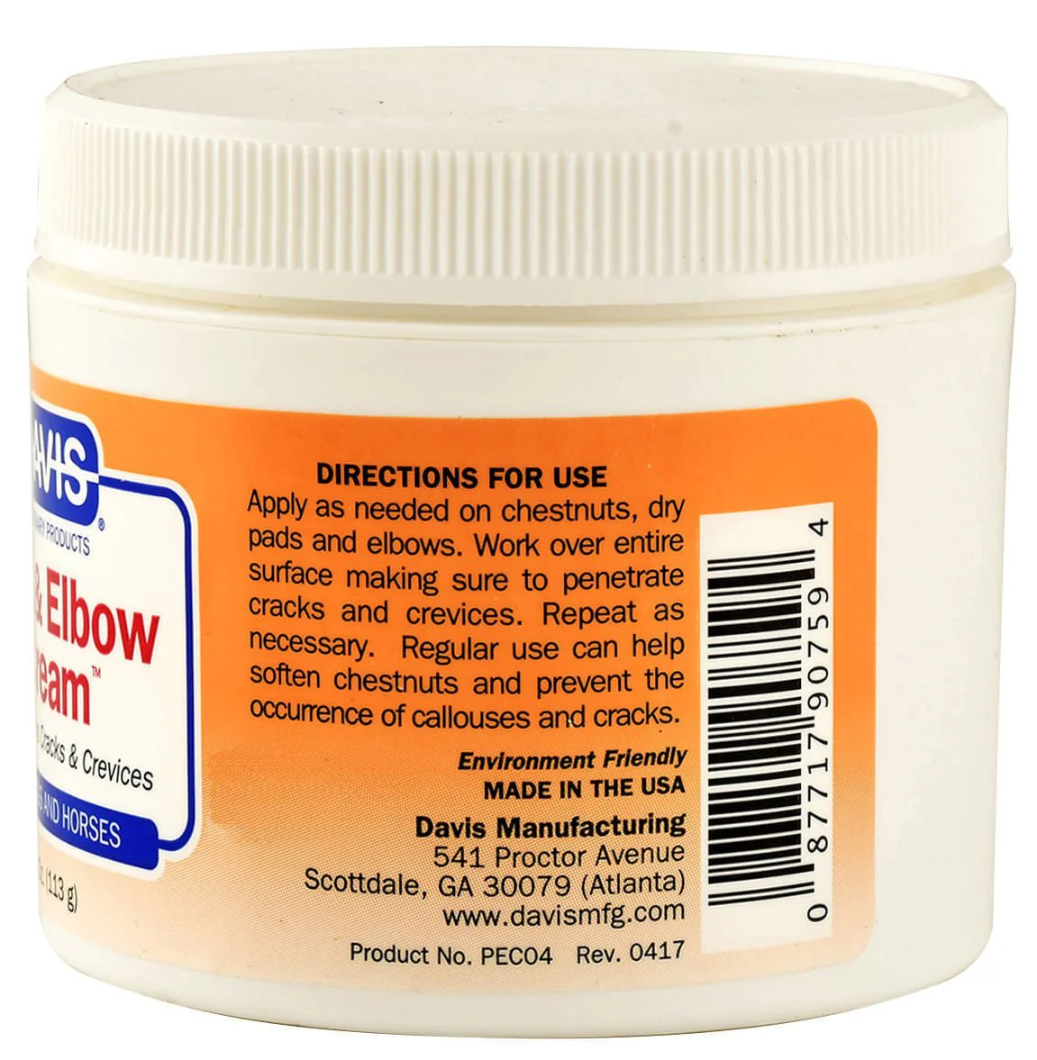 Davis Pad & Elbow Cream, 4 oz - Image 2