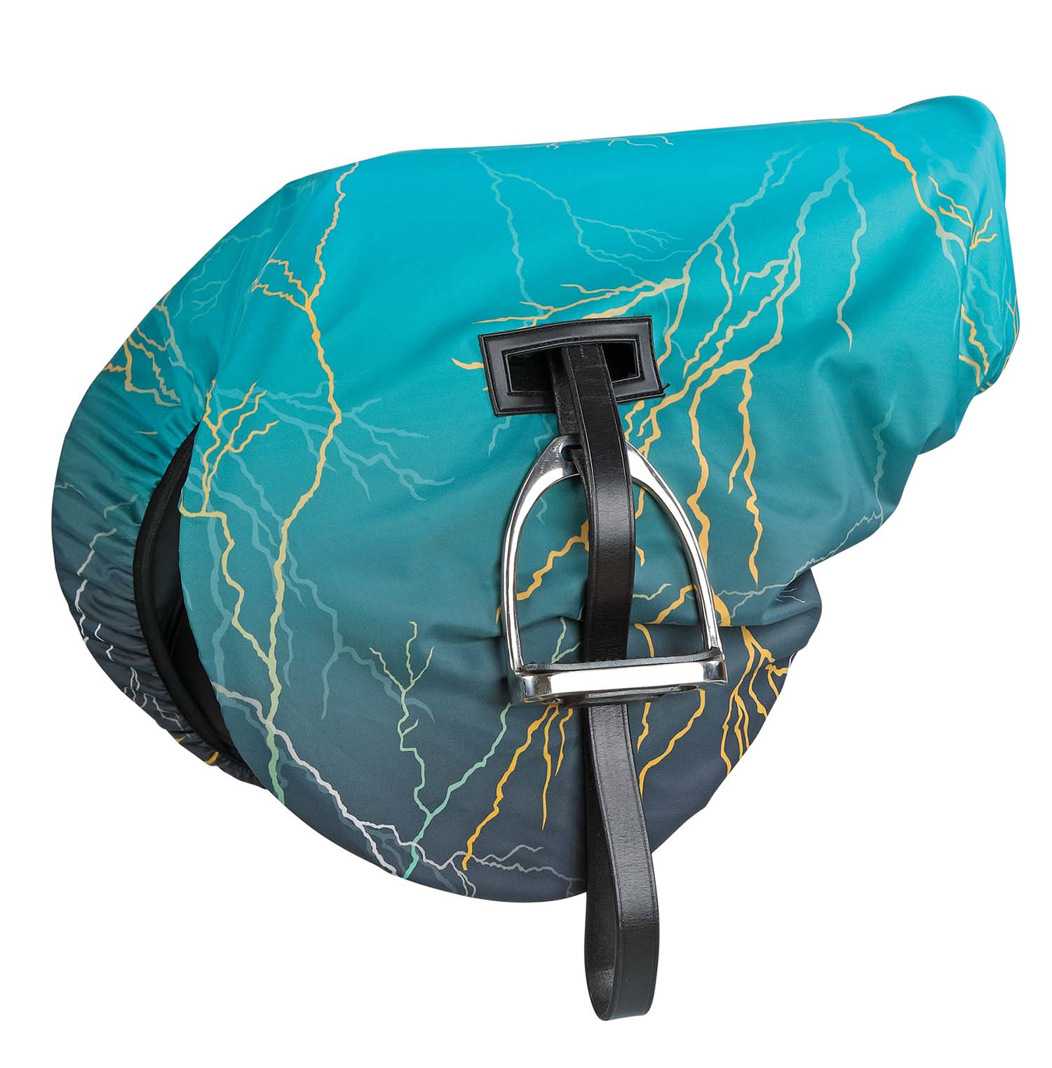 Shires Patterned Waterproof Saddle Cover - Image 4