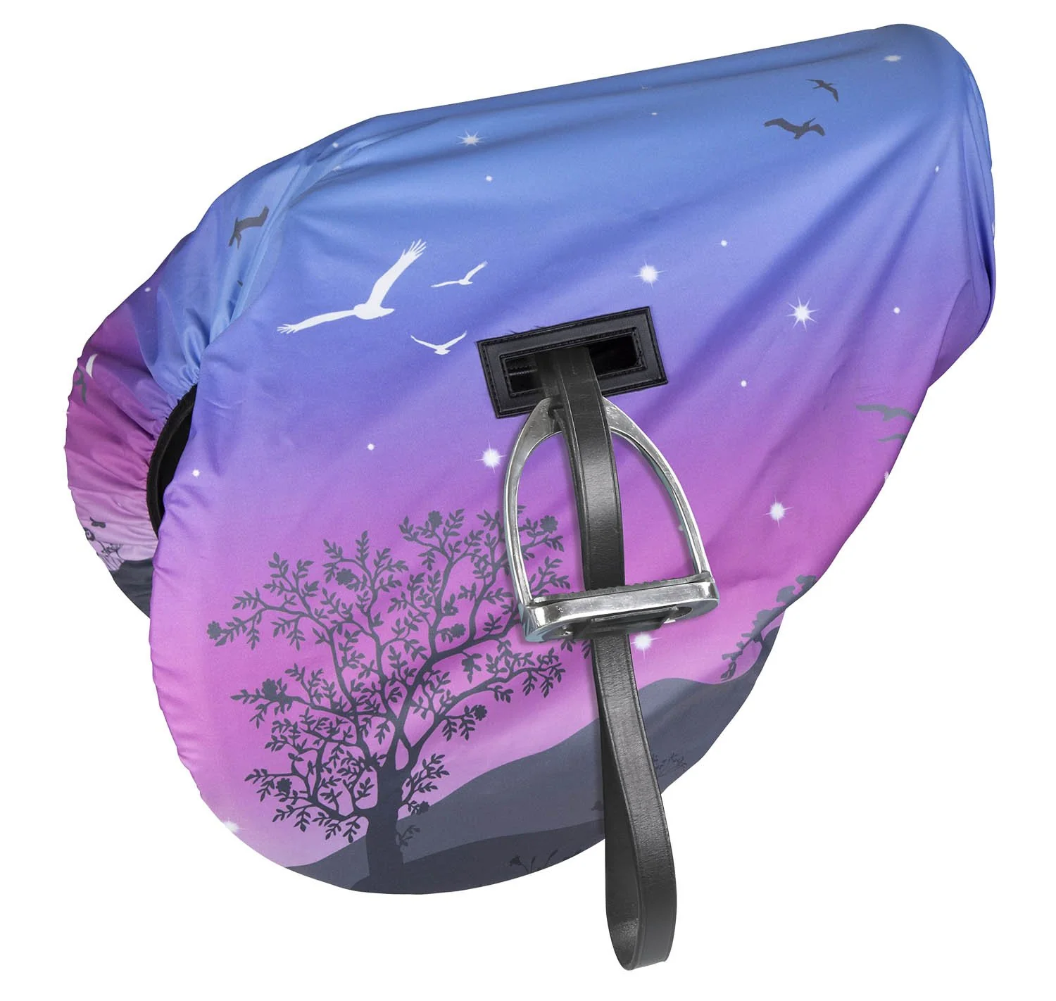 Shires Patterned Waterproof Saddle Cover - Image 7