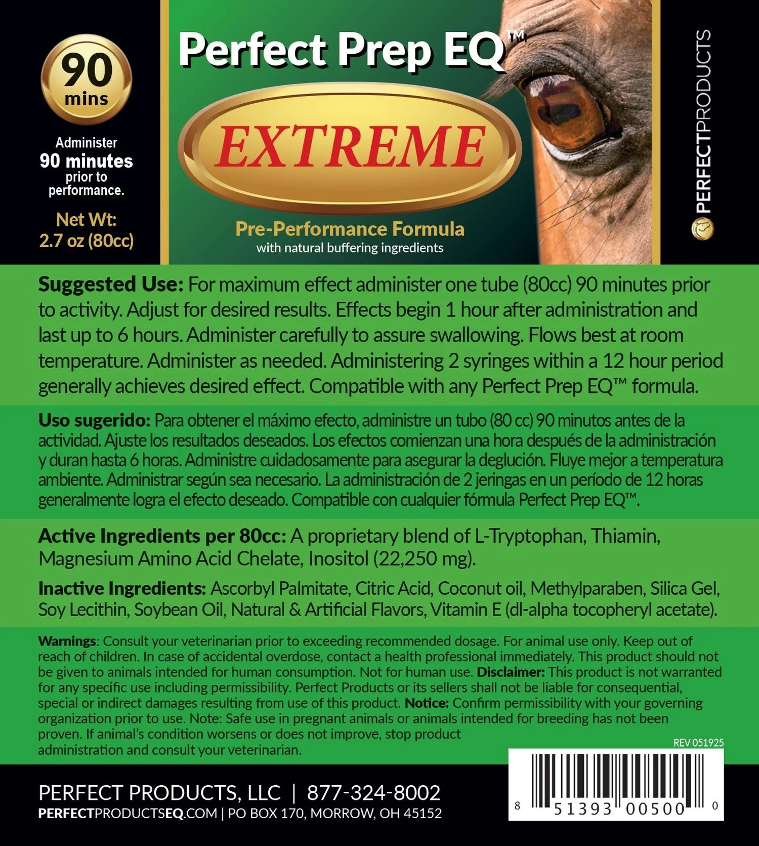 Perfect Prep EQ Extreme Calming Paste for Horses - Image 4