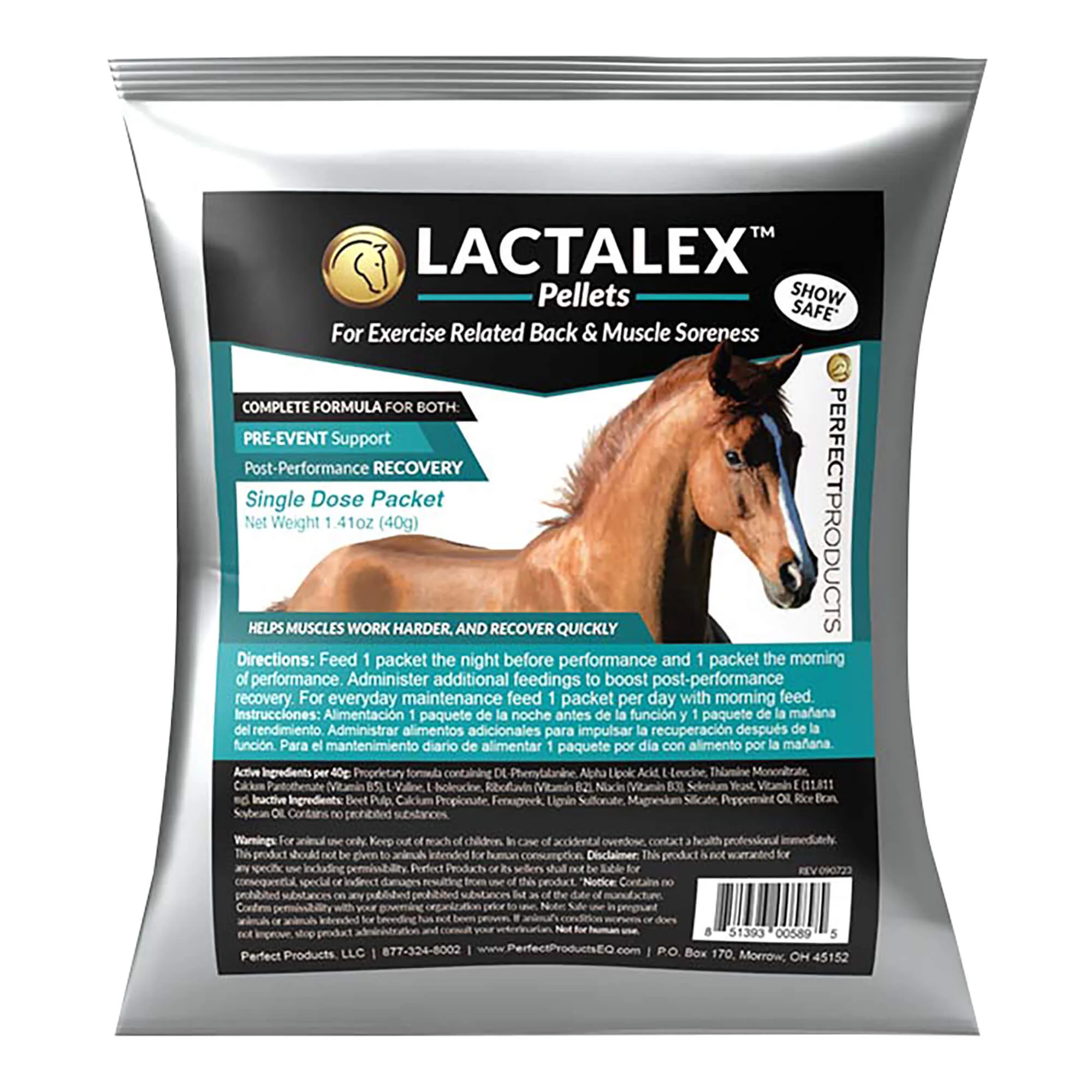 Perfect Prep EQ Lactalex Muscle Support Horse Supplement Pellets - Image 4