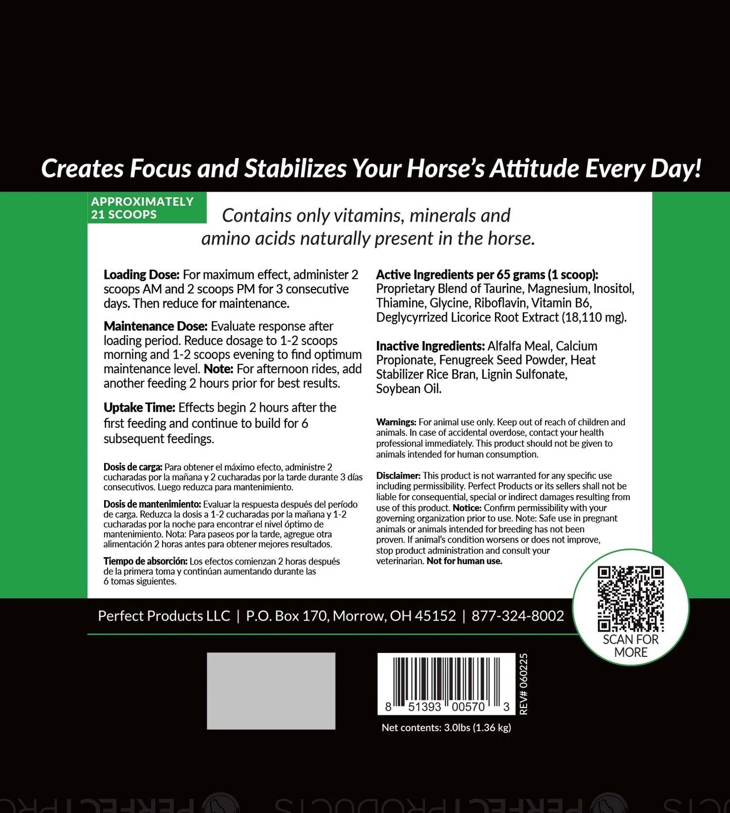 Perfect Prep EQ Training Day Pellets for Equine Athletes - Image 3