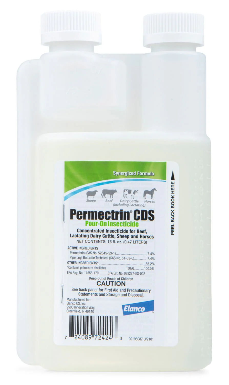 Permectrin CDS Pour-On Insecticide for Fly Control