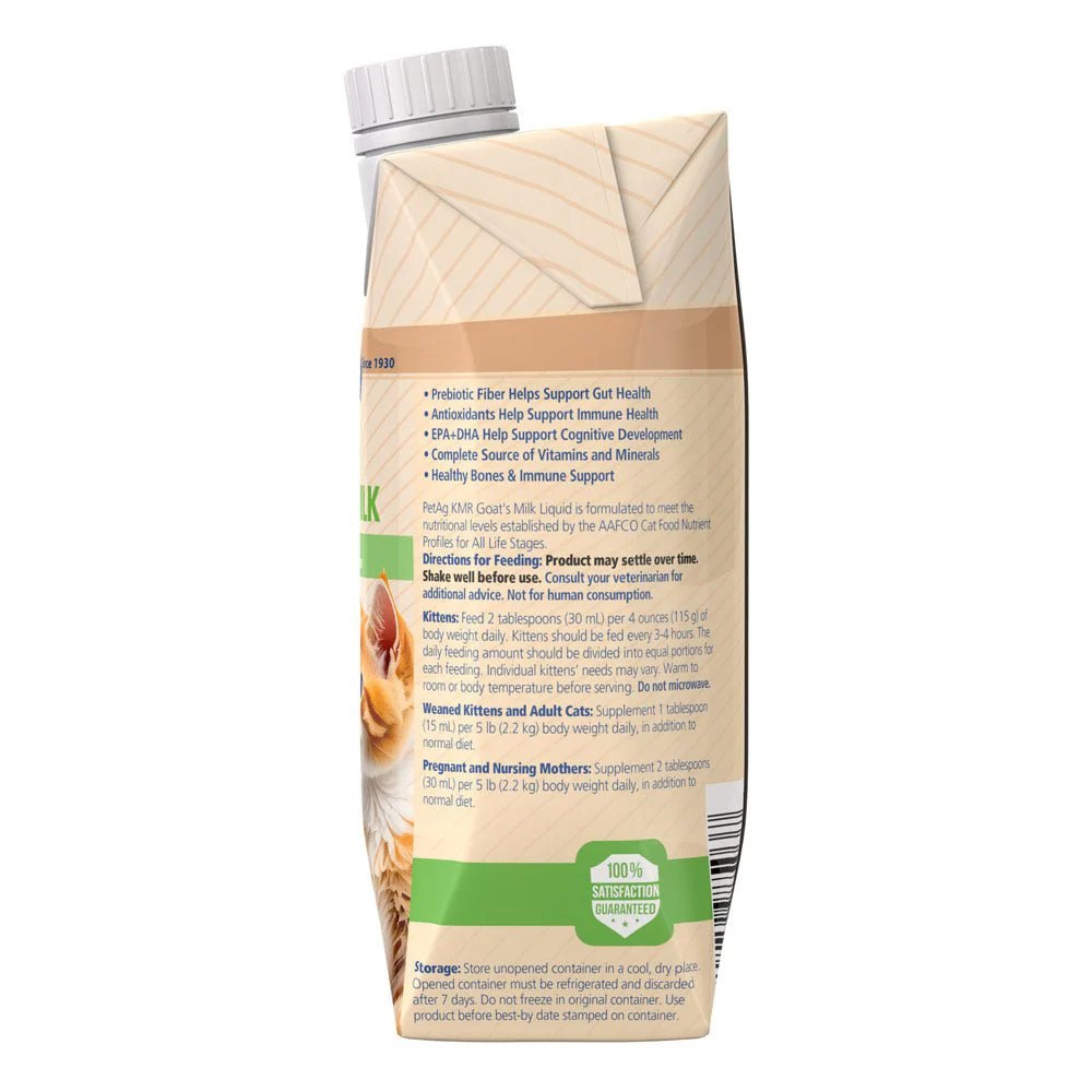 PetAg Goats Milk KMR Liquid Kitten Milk Replacer Ready-to-Feed Formula, 16 oz - Image 4