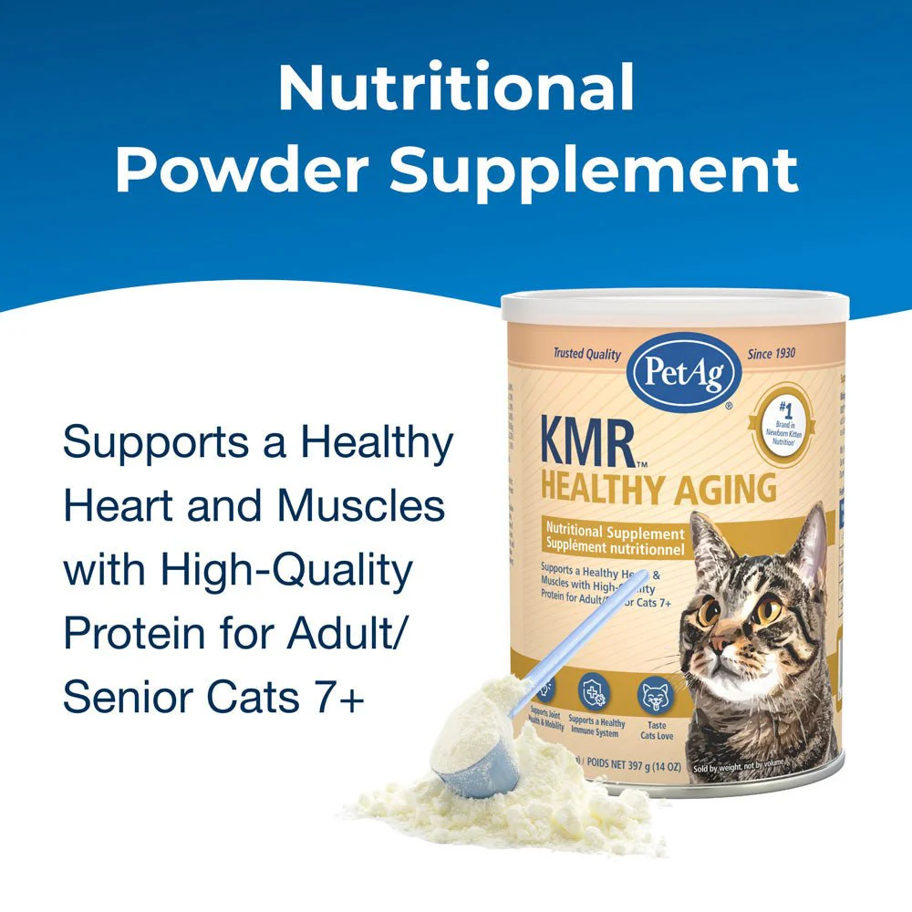 PetAg KMR Healthy Aging Powder for Adult & Senior Cats, 14 oz - Image 5