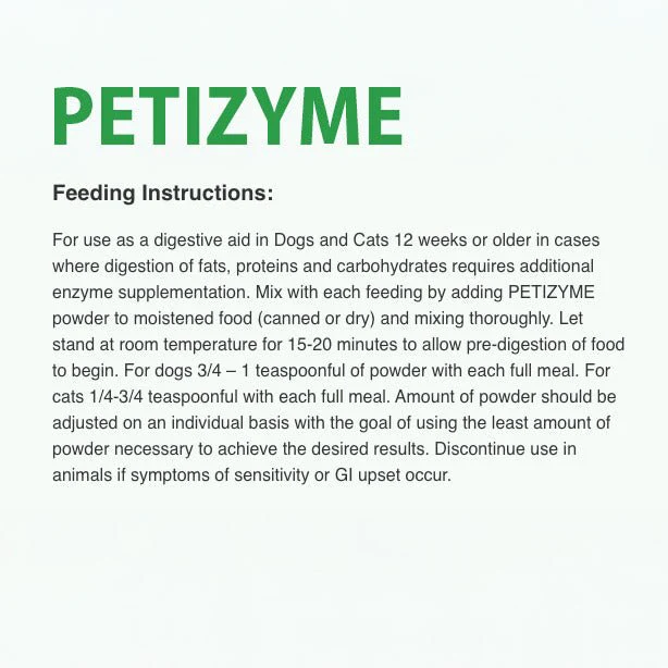 PETIZYME Digestive Aid Powder for Dogs and Cats, 12 oz - Image 4