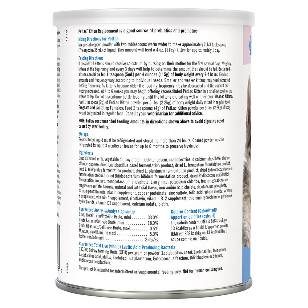 PetLac Kitten Milk Replacement Powder, 10.5 oz - Image 2