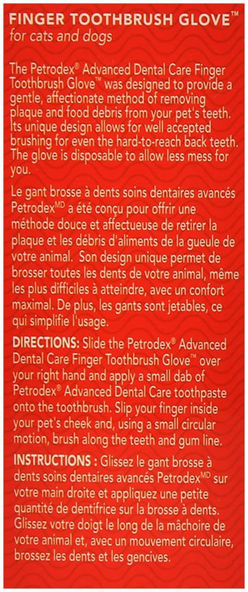 Petrodex Latex-Free Finger Toothbrush Gloves for Dogs & Cats - Image 4