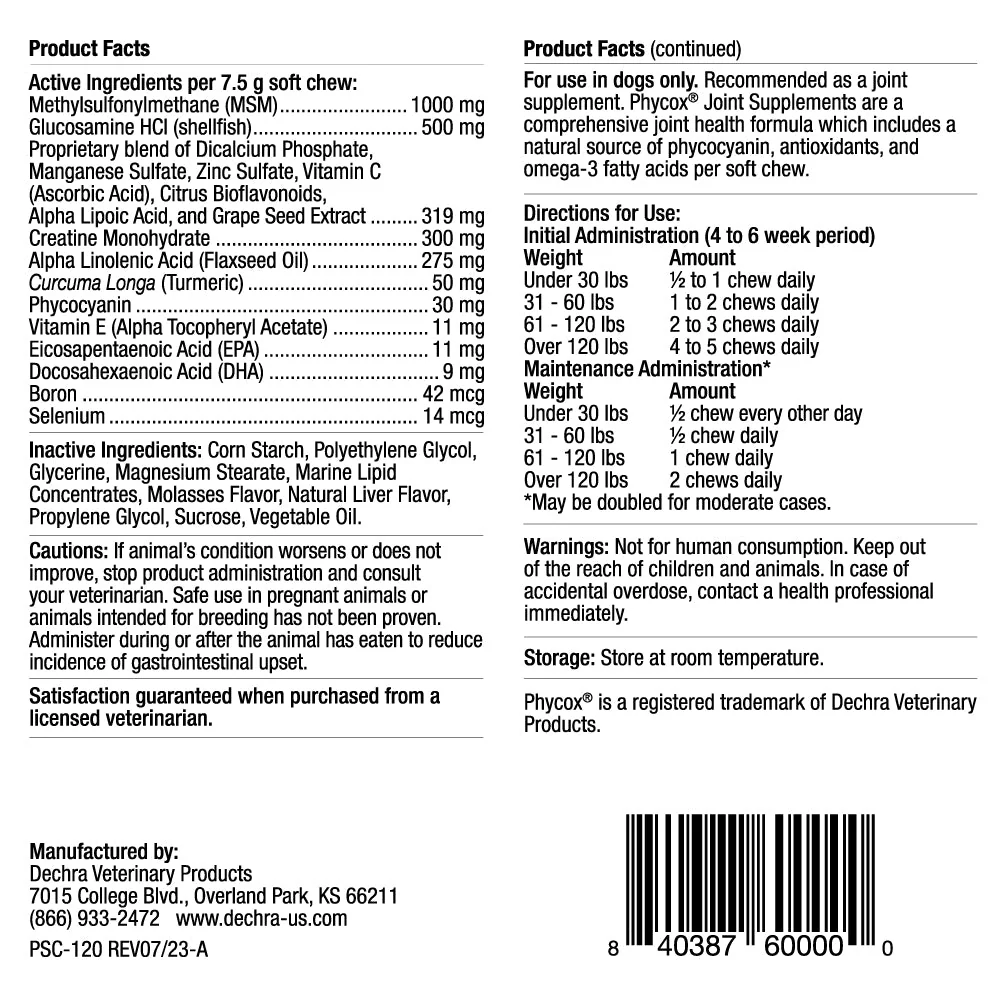 Phycox Canine Joint Support Soft Chews for Dogs - Image 2