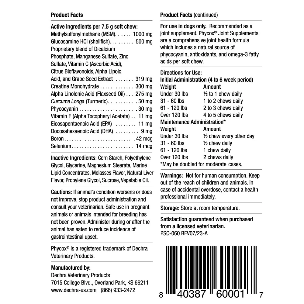 Phycox Canine Joint Support Soft Chews for Dogs - Image 7