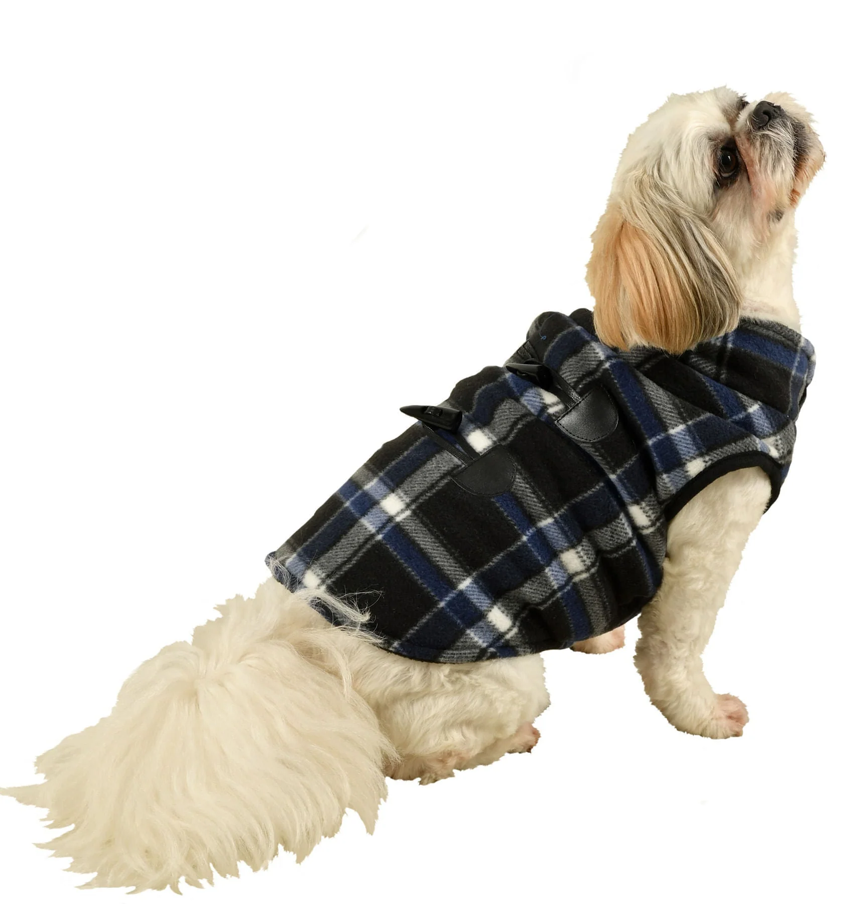 Plaid Reversible Dog Coat - Image 5