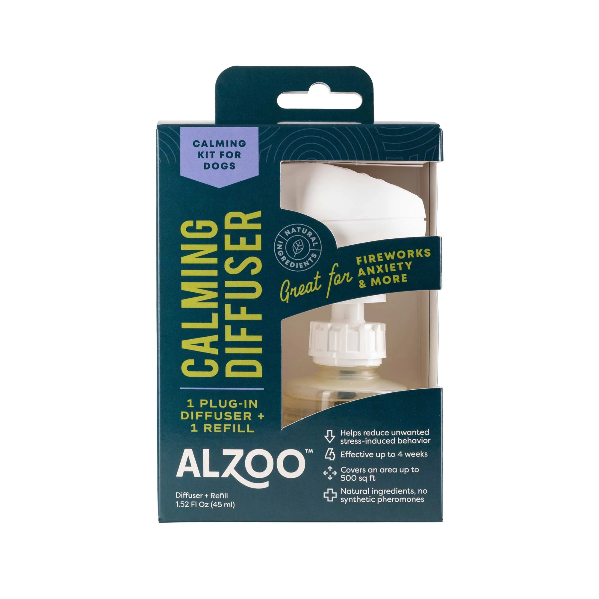 Natural Plant-Based Calming Plug-In Home Diffuser Kit & Refills for Dogs
