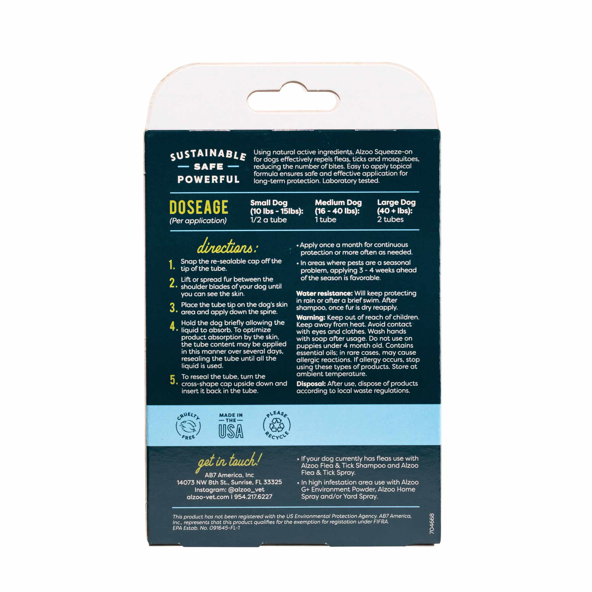 Natural Plant-Based Flea & Tick Squeeze-On Topical for Dogs - Image 3