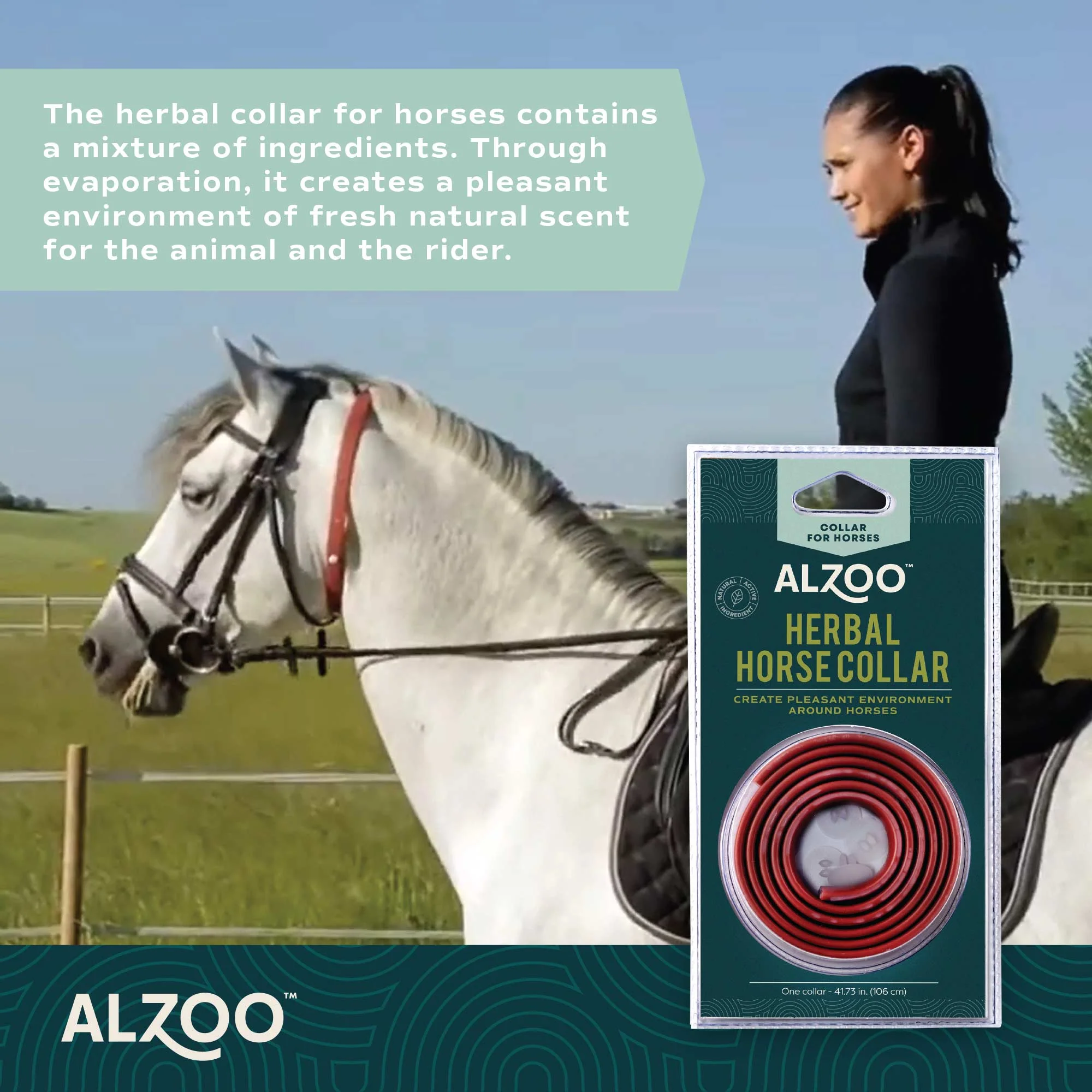 Plant-Based Herbal Fly Collar for Horses - Image 4