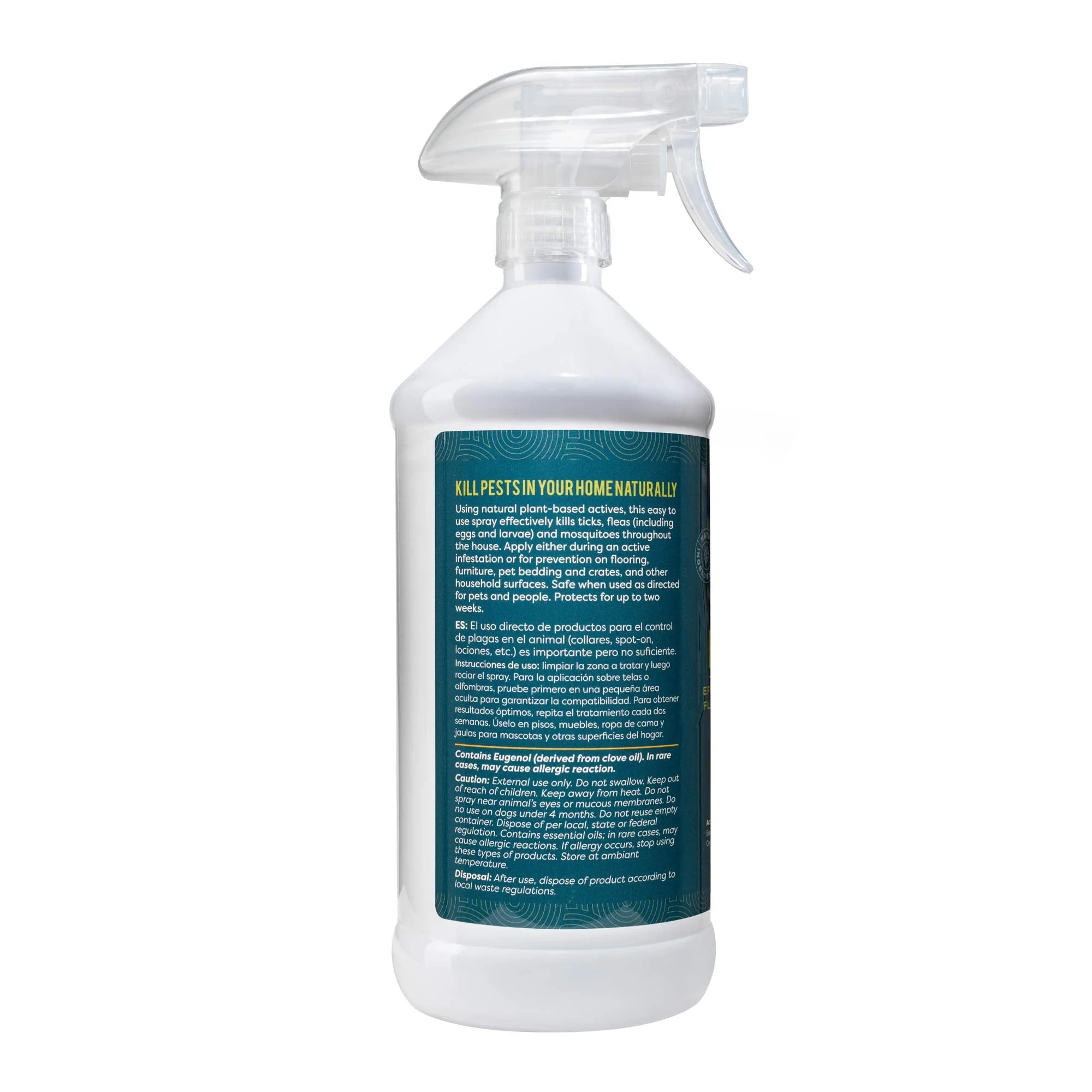 Plant-Based Natural Flea & Tick Home Spray, 32 oz - Image 2