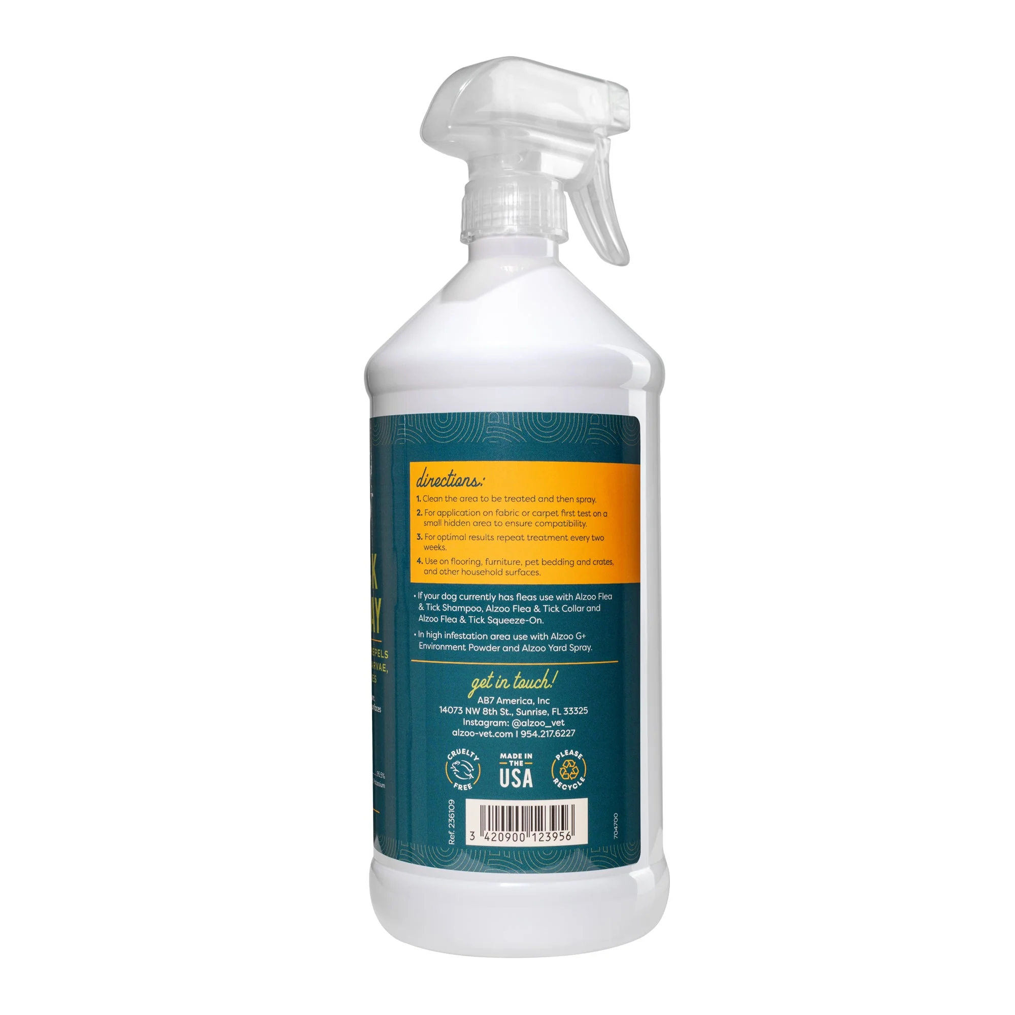 Plant-Based Natural Flea & Tick Home Spray, 32 oz - Image 3
