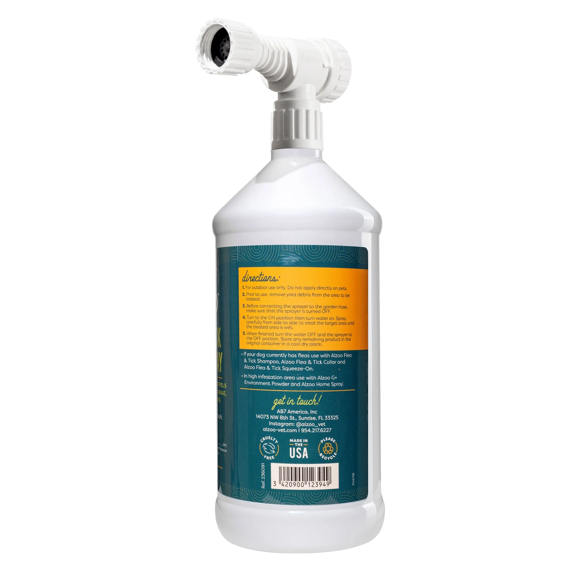 Plant-Based Natural Flea & Tick Yard Spray, 32 oz - Image 3