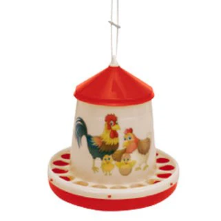 Plastic Poultry Feeder – Hanging Chicken & Bird Feeder, Happy Range - Image 2