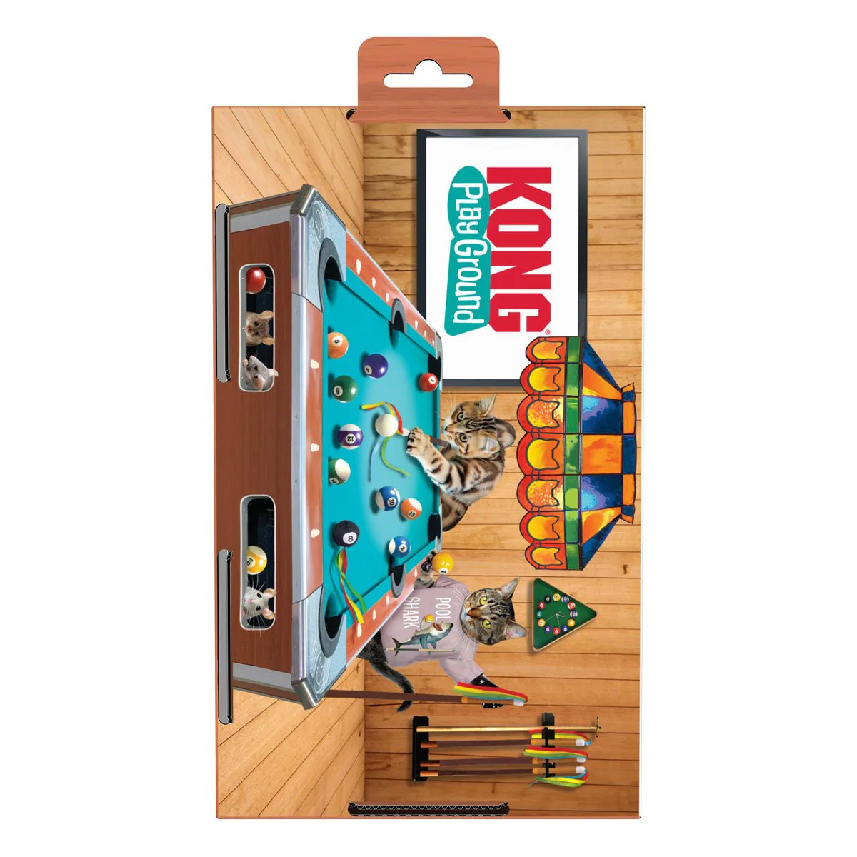 KONG Playground Pool Table Cat Toy - Interactive Batting & Puzzle Toy with Catnip - Image 6